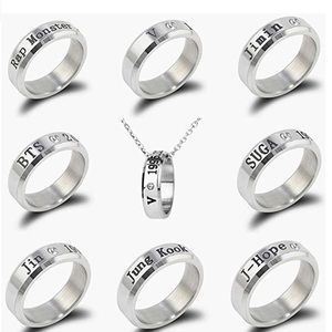 🍗BTS Rings with Chains
